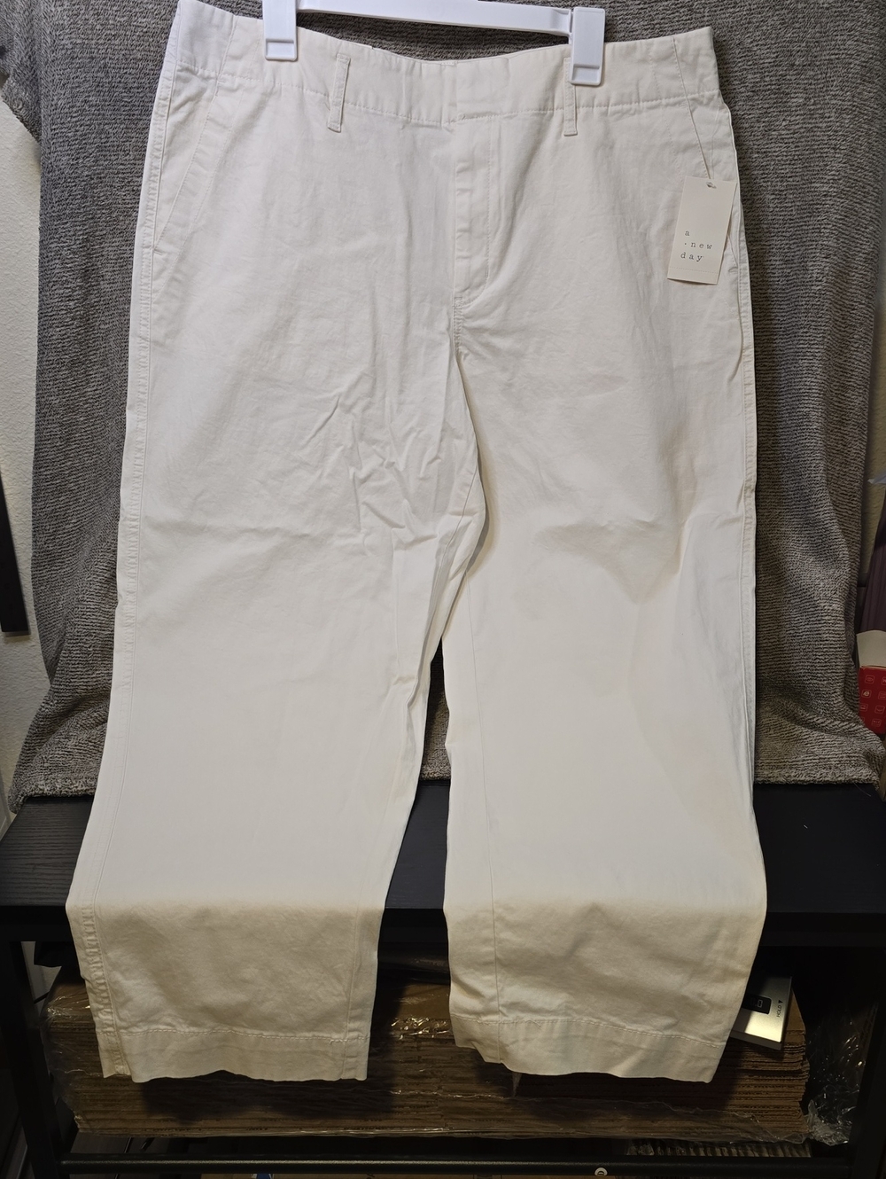 a new day Women's White Chino Pants
